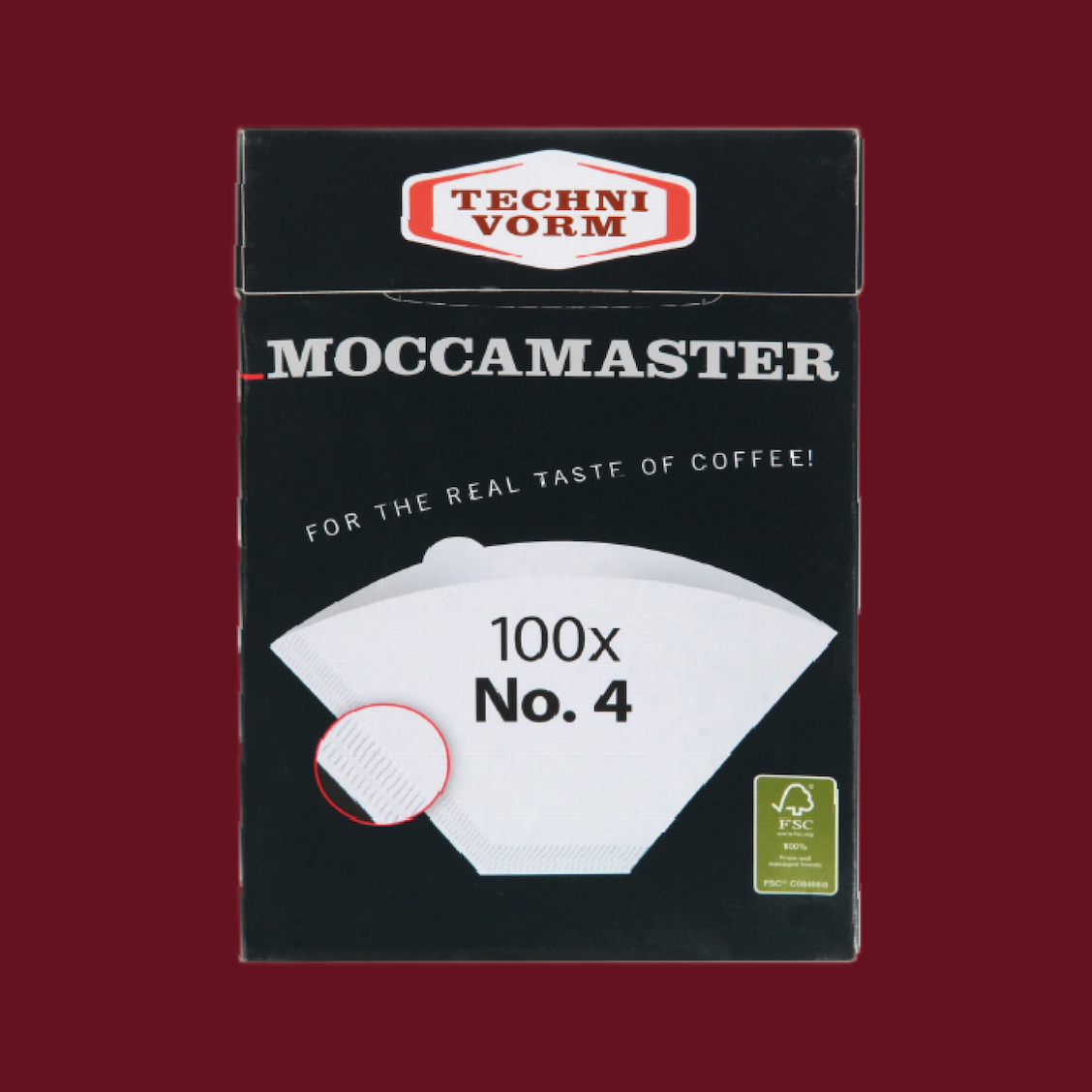 Moccamaster filterpapier nr. 4 - 100 stuks
